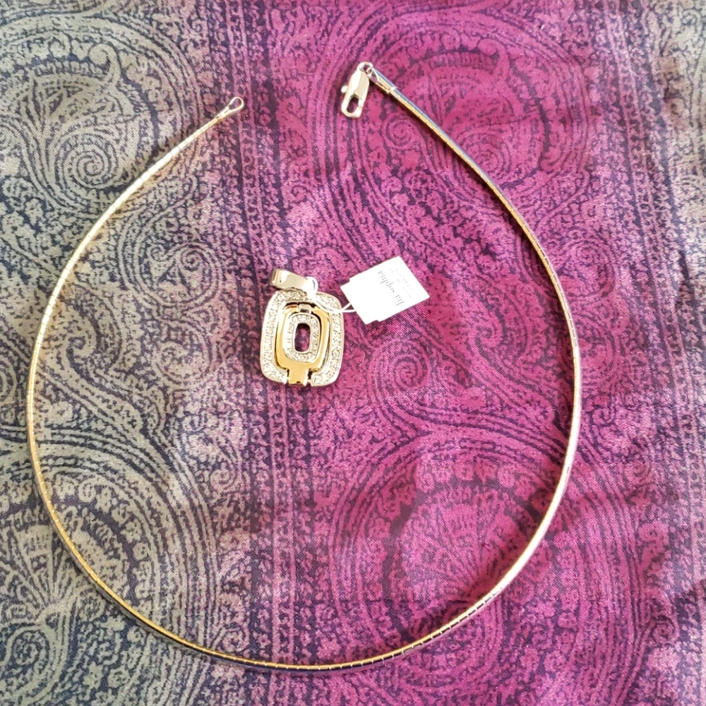 Lia Sophia necklace and pendant set